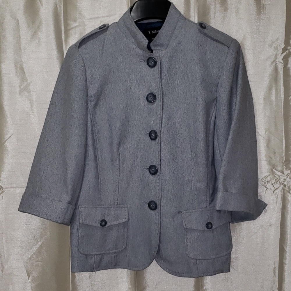 Light blue 2 piece pant suit set